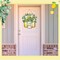 Welcome Wooden Sign for Front Door Wooden Hanger Summer Door Sign Wood Spring Hanging Decorations
